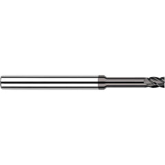 Harvey Tool - Square End Mills; Mill Diameter (mm): 0.80 ; Mill Diameter (Inch): 1/32 ; Mill Diameter (Decimal Inch): 0.0310 ; Length of Cut (mm): 1.2000 ; Length of Cut (Inch): 3/64 ; Length of Cut (Decimal Inch): 0.0470 - Exact Tooling