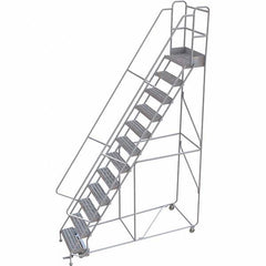 TRI-ARC - Rolling & Wall Mounted Ladders & Platforms Type: Rolling Warehouse Ladder Style: Rolling Safety Ladder - Exact Tooling