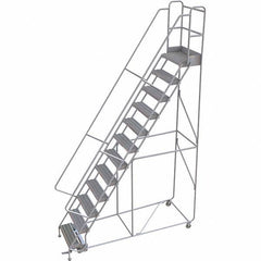 TRI-ARC - Rolling & Wall Mounted Ladders & Platforms Type: Rolling Warehouse Ladder Style: Rolling Safety Ladder - Exact Tooling