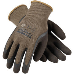 39-C1500/M Seamless Knits - PowerGrab Premium - Brown 10G Cotton /Poly Shell - Latex MicroFinish Grip - Exact Tooling