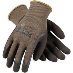 39-C1500/S Seamless Knits - PowerGrab Premium - Brown 10G Cotton /Poly Shell - Latex MicroFinish Grip - Exact Tooling