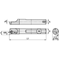 FCBM61520R CARBIDE SHANK BORING BAR - Exact Tooling