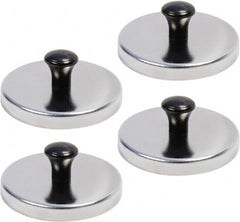 Mag-Mate - 3-3/16" Diam x 3-3/16" Long 1-3/16" Magnet Height, 140 Lb Max Pull Magnetic Print Holder - Round, 1.19" High, 48 Lb Average Magnetic Pull - Exact Tooling