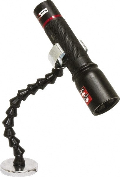Mag-Mate - Zinc Plated Flexible Flashlight Holder - Compatible with Maglite Batteries - Exact Tooling