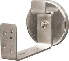 Mag-Mate - 45 Lb Capacity, 4-3/8" Projection, 303 Stainless Steel Magnetic Hose Cord Hook - 4-3/8" OAL - Exact Tooling