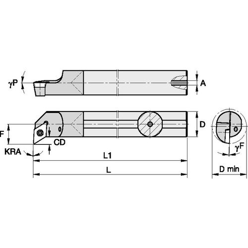 GCPI625105R CARBIDE SHANK PROFILING - Exact Tooling