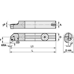 GCPI625105R CARBIDE SHANK PROFILING - Exact Tooling