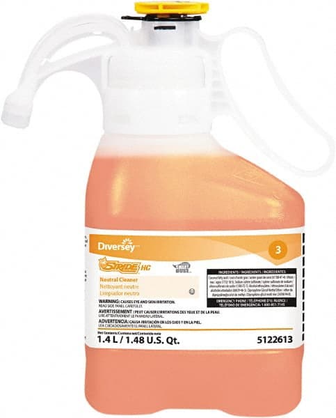 Diversey - 1.4 L Bottle Cleaner/Degreaser - Liquid, Disinfectant, Citrus - Exact Tooling