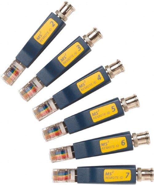 Fluke Networks - Blue Electrical Test Equipment Identifier Kit - Use with Microscanners2 Cable Testers - Exact Tooling