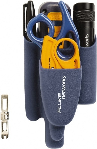 Fluke Networks - 7 Piece, Punchdown Tool Kit - Comes in Clam Shell - Exact Tooling