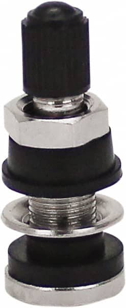Milton - Clamp-In Tubeless Tire Valve - For Rim Holes 5/8", Rim Holes .453 - Exact Tooling