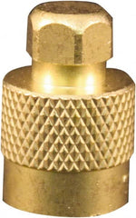 Milton - Screwdriver Type Valve Cap - For Large Bore Tire Valves - Exact Tooling