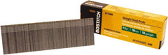Stanley Bostitch - 18 Gauge 0.05" Shank Diam 1-9/16" Long Brad Nails for Power Nailers - Steel, Bright Finish, Ring Shank, Straight Stick Adhesive Collation, Brad Head, Chisel Point - Exact Tooling