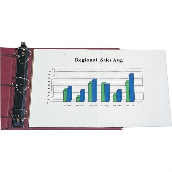 C-LINE - 25 Piece Clear Sheet Protectors-Ring Binder - 17" High x 11" Wide - Exact Tooling