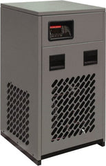 Alpha-Pure - 30 hp, 1-1/2" Pipe, 125 CFM Refrigerated Compressed Air Dryer - FNPT End Connections, 230 Max psi, 12.85 Amp, 1.17 kw, 115 Volt, 24" Long x 22" Wide x 40" High, Closed Auto Drain - Exact Tooling