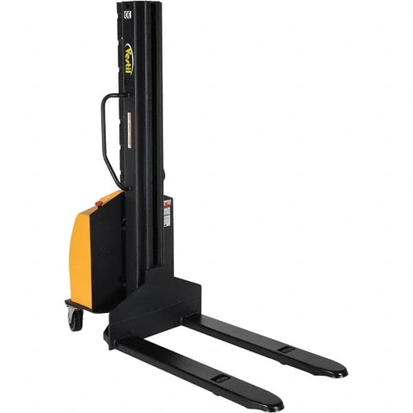 Vestil - Battery Operated Lifts Type: Narrow Mast Stacker Load Capacity (Lb.): 1,500 - Exact Tooling
