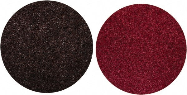 Norton - 7" Diam, Aluminum Oxide Hook & Loop Disc - Medium Grade, Nonwoven, Nylon Backing, - Exact Tooling