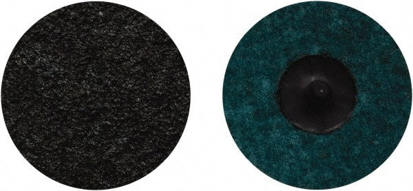 Norton - 4" Disc Diam, Aluminum Oxide Quick Change Disc - Type R Attaching System, Nonwoven, Blue, Coarse Grade, 12,000 RPM - Exact Tooling