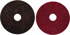Norton - 5" Diam, Aluminum Oxide Hook & Loop Disc - Medium Grade, Nonwoven, Nylon Backing, - Exact Tooling