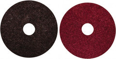Norton - 4-1/2" Diam, Aluminum Oxide Hook & Loop Disc - Medium Grade, Nonwoven, Nylon Backing, - Exact Tooling