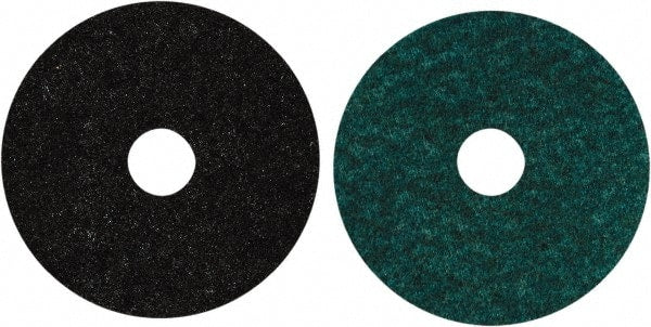 Norton - 4-1/2" Diam, Aluminum Oxide Hook & Loop Disc - Coarse Grade, Nonwoven, Nylon Backing, - Exact Tooling
