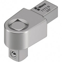 Wera - 3/8" Square Nonratcheting Torque Wrench Interchangeable Head - Use with Click-Torque X Torque Wrenches - Exact Tooling