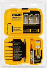 DeWALT - 12 Piece, Phillips Handle, Bit Set - Drilling/Screwdriving Utility Accessory Set Kit, 5/16" Hex Drive, Phillips Point - Exact Tooling