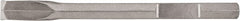 DeWALT - 3" Head Width, 15-1/2" OAL, 3/4" Shank Diam, Scaling Chisel - Hex Drive, Hex Shank, Steel - Exact Tooling