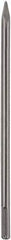 DeWALT - 1/2" Head Width, 18" OAL, 1-1/8" Shank Diam, Point Chisel - SDS Max Drive, SDS Max Shank, Steel - Exact Tooling