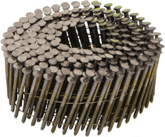 Stanley Bostitch - 13 Gauge 1-3/4" Long Siding Nails for Power Nailers - Steel, Stainless Steel Finish, Ring Shank, Coil Wire Collation, Round Head, Blunt Diamond Point - Exact Tooling