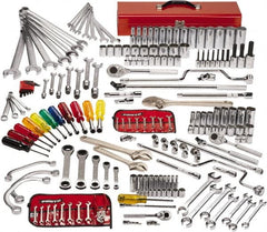 Proto - 194 Piece 1/4, 3/8 & 1/2" Drive Master Tool Set - Comes in Top Chest - Exact Tooling
