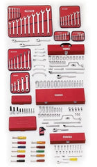 Proto - 194 Piece 1/4, 3/8 & 1/2" Drive Master Tool Set - Comes in Top Chest - Exact Tooling