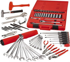 Proto - 78 Piece 1/2" Drive Master Tool Set - Comes in Tool Box - Exact Tooling