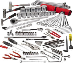 Proto - 92 Piece 3/8, 1/2 & 3/4" Drive Master Tool Set - Comes in Top Chest - Exact Tooling