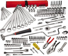 Proto - 126 Piece 1/4 & 3/8" Drive Master Tool Set - Comes in Top Chest - Exact Tooling