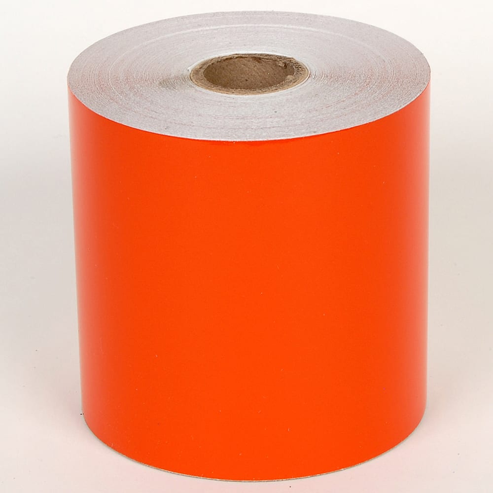 Cobra Systems - Labels, Ribbons & Tapes; Type: Vinyl Tape ; Color: Orange ; For Use With: VNM4PRO ; Width (Inch): 4 ; Length (Feet): 75 ; Material: Vinyl - Exact Tooling