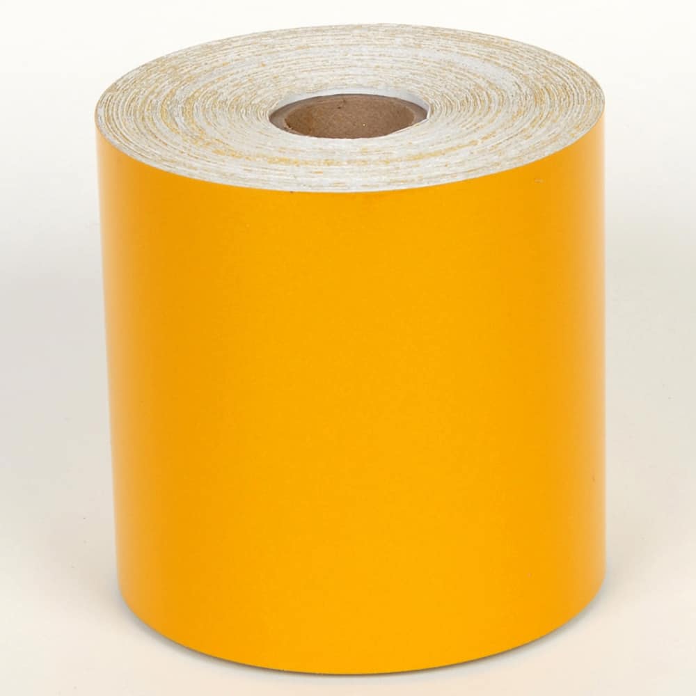 Cobra Systems - Labels, Ribbons & Tapes; Type: Vinyl Tape ; Color: Yellow ; For Use With: VNM4PRO ; Width (Inch): 4 ; Length (Feet): 75 ; Material: Vinyl - Exact Tooling