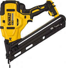 DeWALT - Cordless Finish Nailer - 15 Gauge Nail Diam, 1-1/4 to 2-1/2" Long Nail, Lithium-Ion Batteries Not Included - Exact Tooling