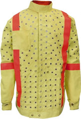 National Safety Apparel - Size L Yellow Cut Resistant & High Visibility Jacket - Exact Tooling