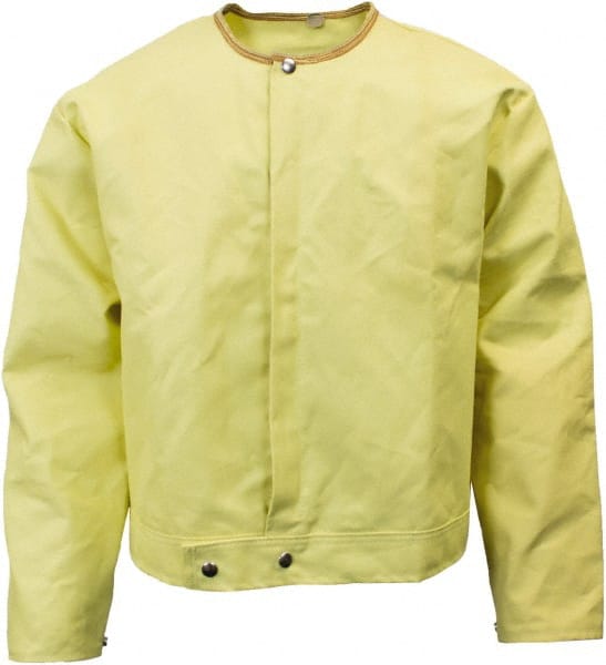 National Safety Apparel - Size 4XL Yellow Cut Resistant Jacket - Exact Tooling