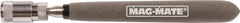 Mag-Mate - 32" Long LED Light Magnetic Retriever Tool - 22 Lb Max Pull, 7-1/2" Collapsed Length, 11/16" Head Diam, Stainless Steel - Exact Tooling