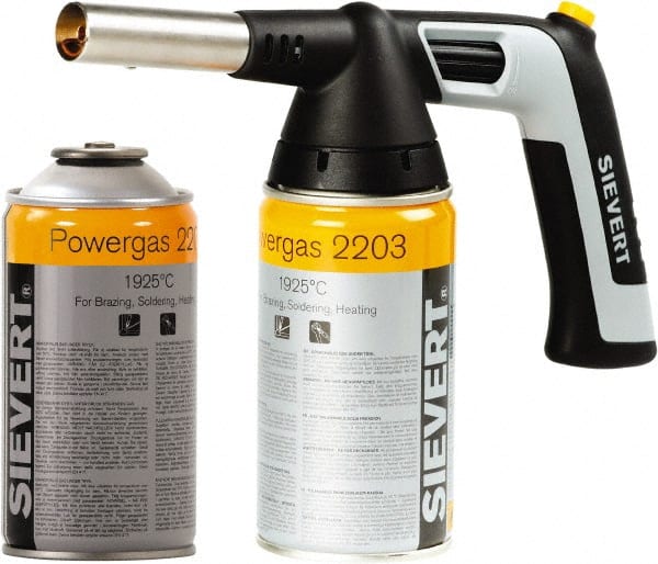 Sievert - Self Igniting Propane & Butane Torch - Contains Torch with 20mm Burner - Exact Tooling