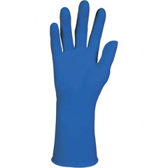 KleenGuard - Size S, 12" Long, 12 mil Thick, Supported, Neoprene/Nitrile Chemical Resistant Gloves - Textured Finish, Straight Cuff, Blue - Exact Tooling
