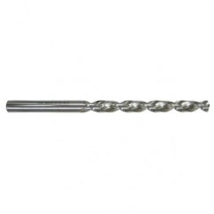 3.3mm Dia. - HSS Parabolic Taper Length Drill-130° Point-Coolant-Bright - Exact Tooling