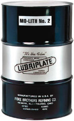 Lubriplate - 400 Lb Drum Moly-Disulfide Extreme Pressure Grease - Gray, Extreme Pressure, 350°F Max Temp, NLGIG 2, - Exact Tooling