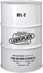 Lubriplate - 400 Lb Drum Aluminum High Temperature Grease - White, Food Grade & High/Low Temperature, 400°F Max Temp, NLGIG 2, - Exact Tooling