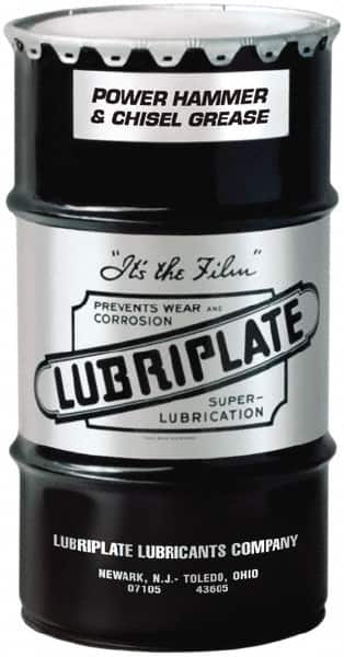 Lubriplate - 120 Lb Drum Aluminum Extreme Pressure Grease - Black, Extreme Pressure, 400°F Max Temp, NLGIG 2, - Exact Tooling