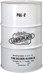 Lubriplate - 400 Lb Drum Aluminum General Purpose Grease - White, Food Grade, 400°F Max Temp, NLGIG 2, - Exact Tooling