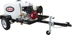 Simpson - Gas, 11.7 hp, 4,200 psi, 4 GPM, Cold Water Pressure Washer - CAT Triplex, 100' x 3/8" Hose - Exact Tooling
