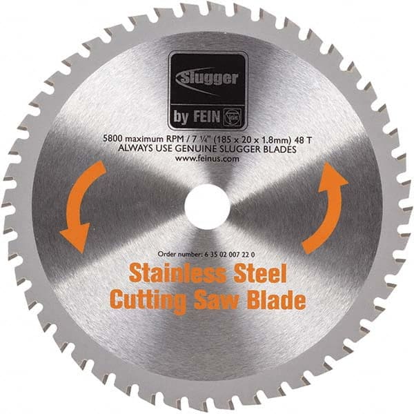 Fein - Wet & Dry-Cut Saw Blades Blade Diameter (Inch): 7-1/4 Blade Material: Carbide-Tipped - Exact Tooling